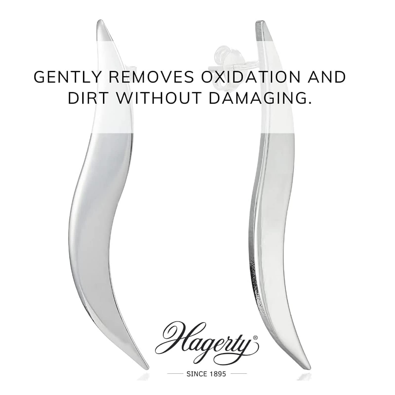 3 x Hagerty Silver Cloth Reinigungstuch für Schmuck aus Silber oder versilbert, imprägniertes Reinigungstuch aus Baumwolle, 36 x 30 cm, 3 Tücher, Baumwolle