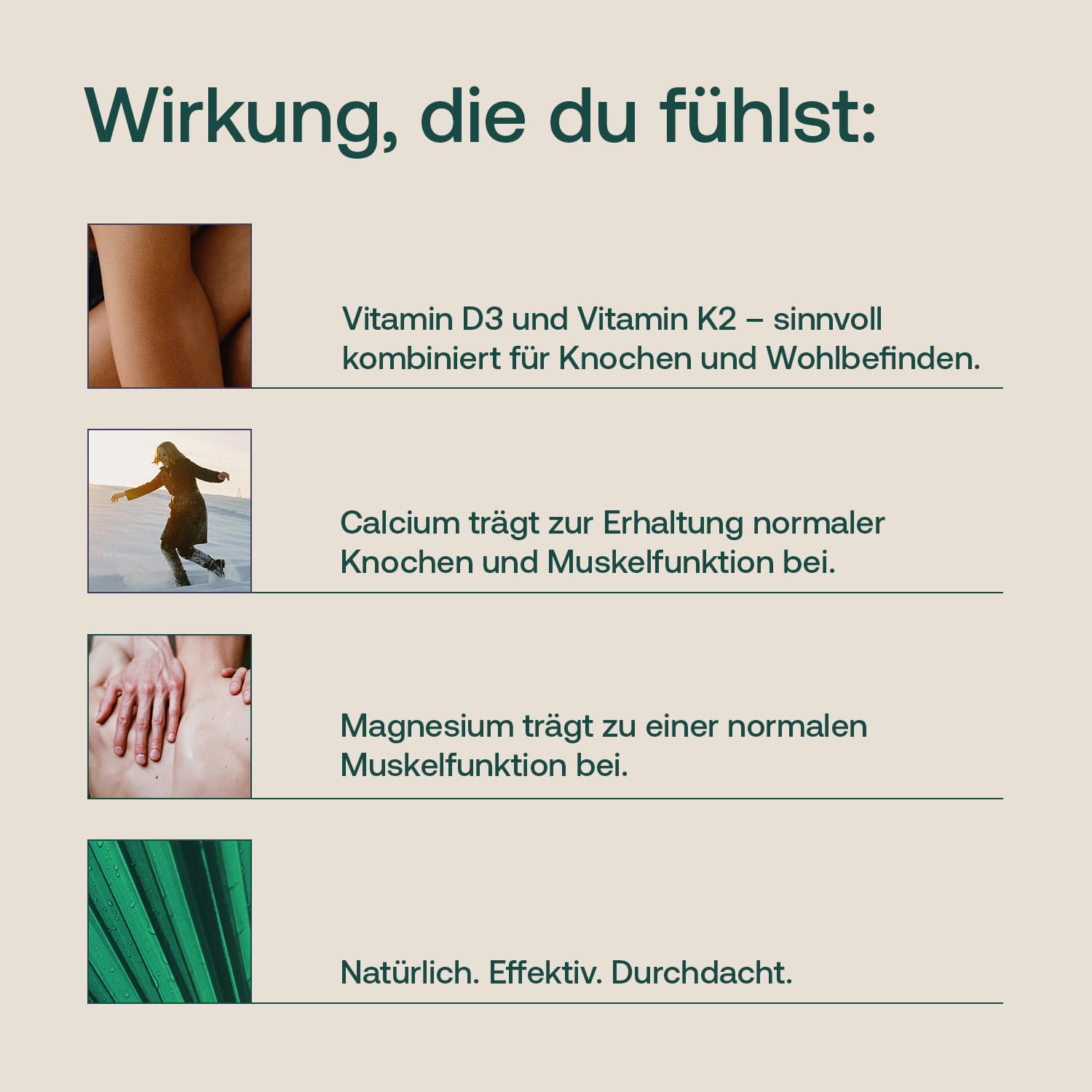 Effective Nature Sango Meereskoralle + Vitamin D3 K2 - hochdosiert | Mit Calcium & Magnesium im optimalen 2:1 Verhältnis - 120 Kapseln - ohne Zusätze - laborgeprüft