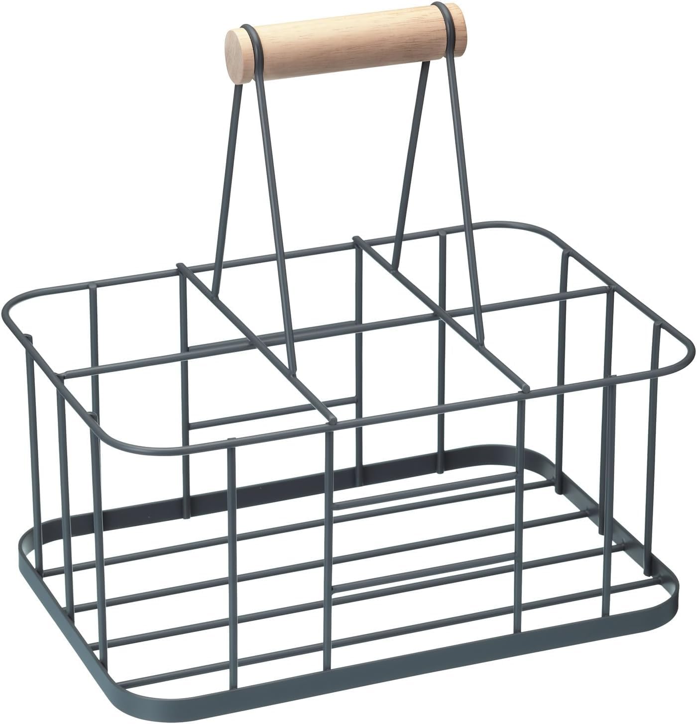 KitchenCraft Living Nostalgia Portabottiglie in Filo da 6, Argento