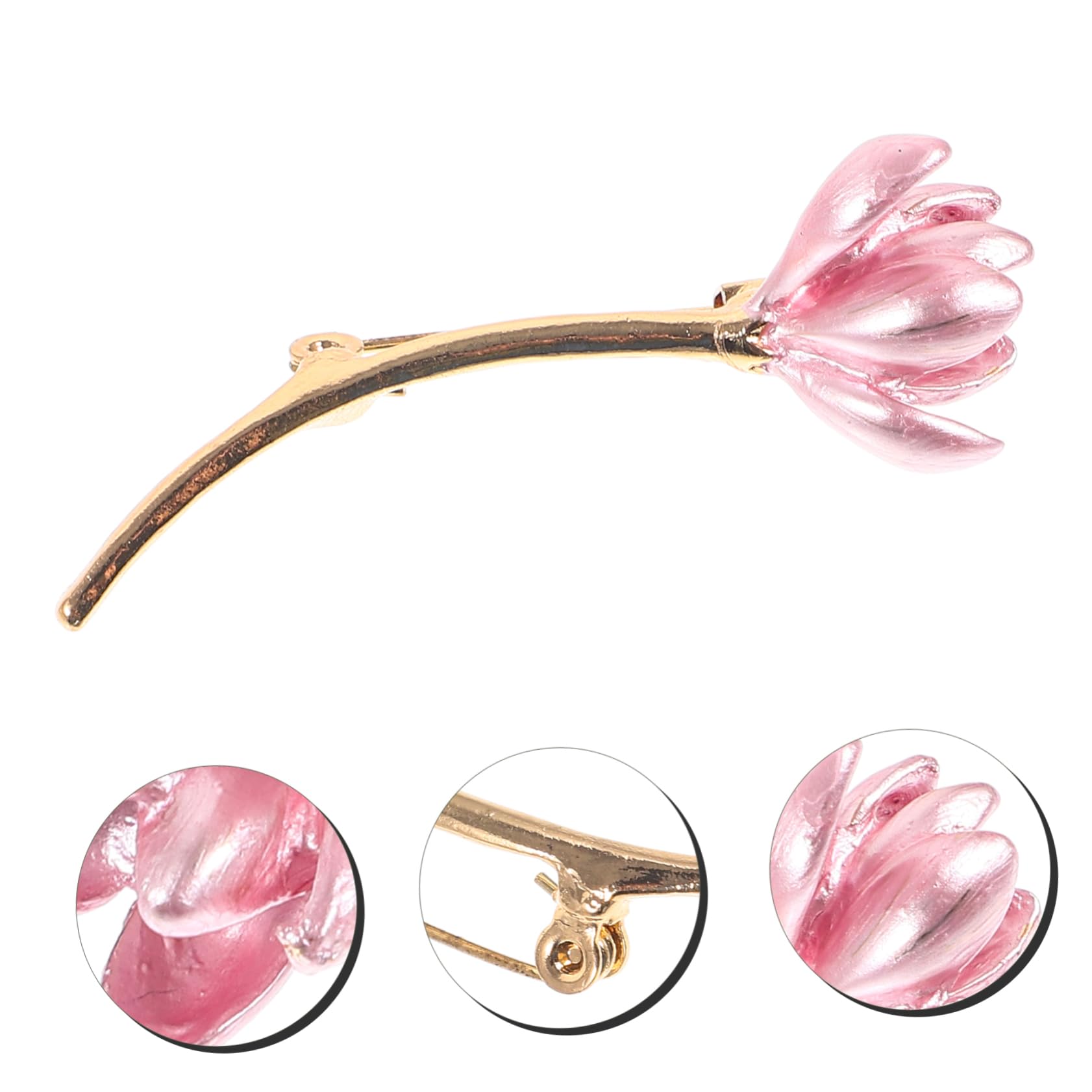 Broches con Forma de Flor de Lirio dormilona, Elegantes y Modernos, Ideales para la Solapa de la Mujer.