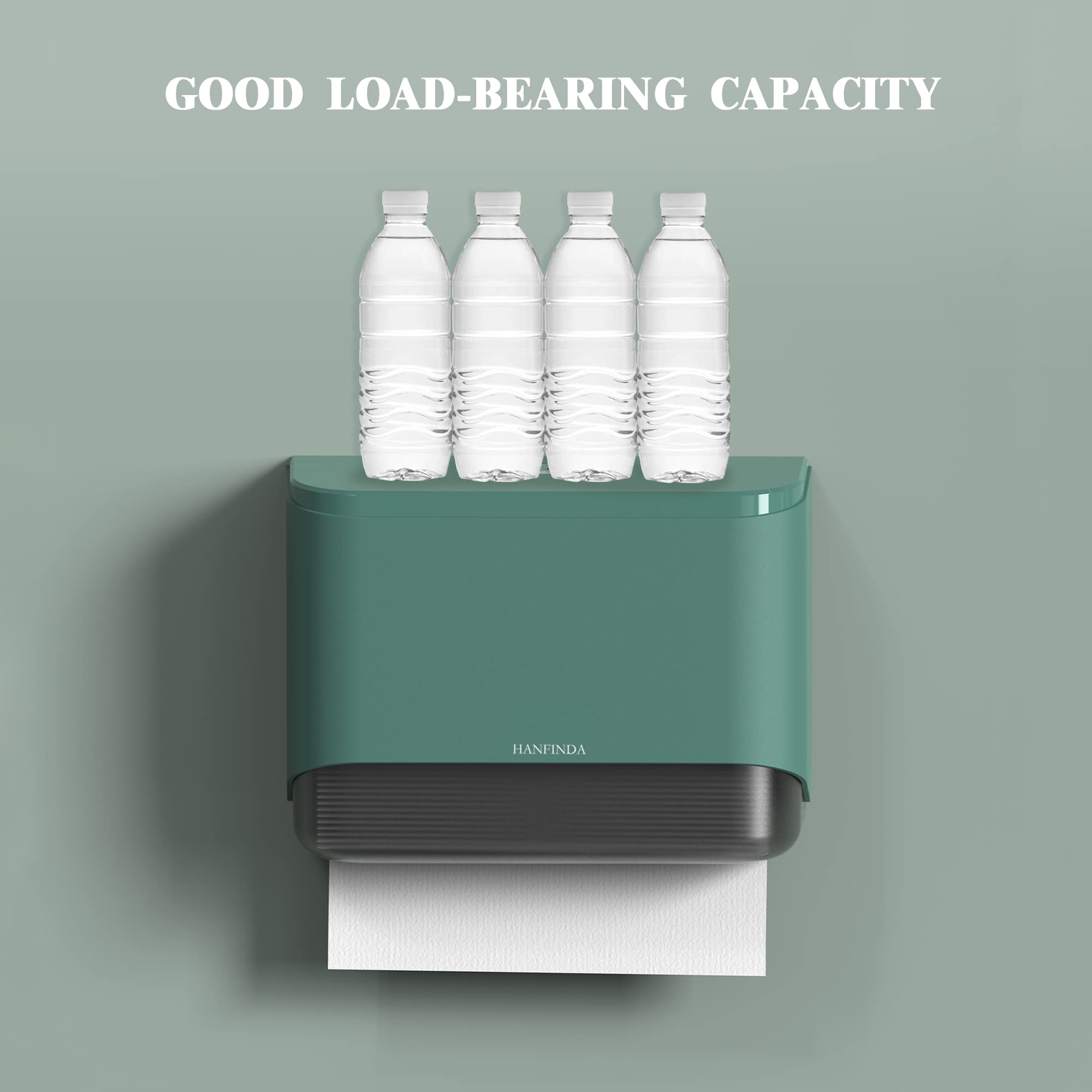 Commercial Wall-Mounted Paper Towel Dispenser with Visual Window and Lockable Design Perfect for Multifold Trifold Paper Towels