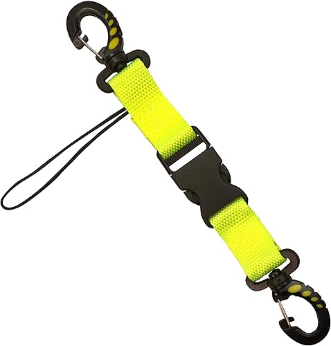 Buceo Cordón con dos clips y hebilla de liberación rápida
