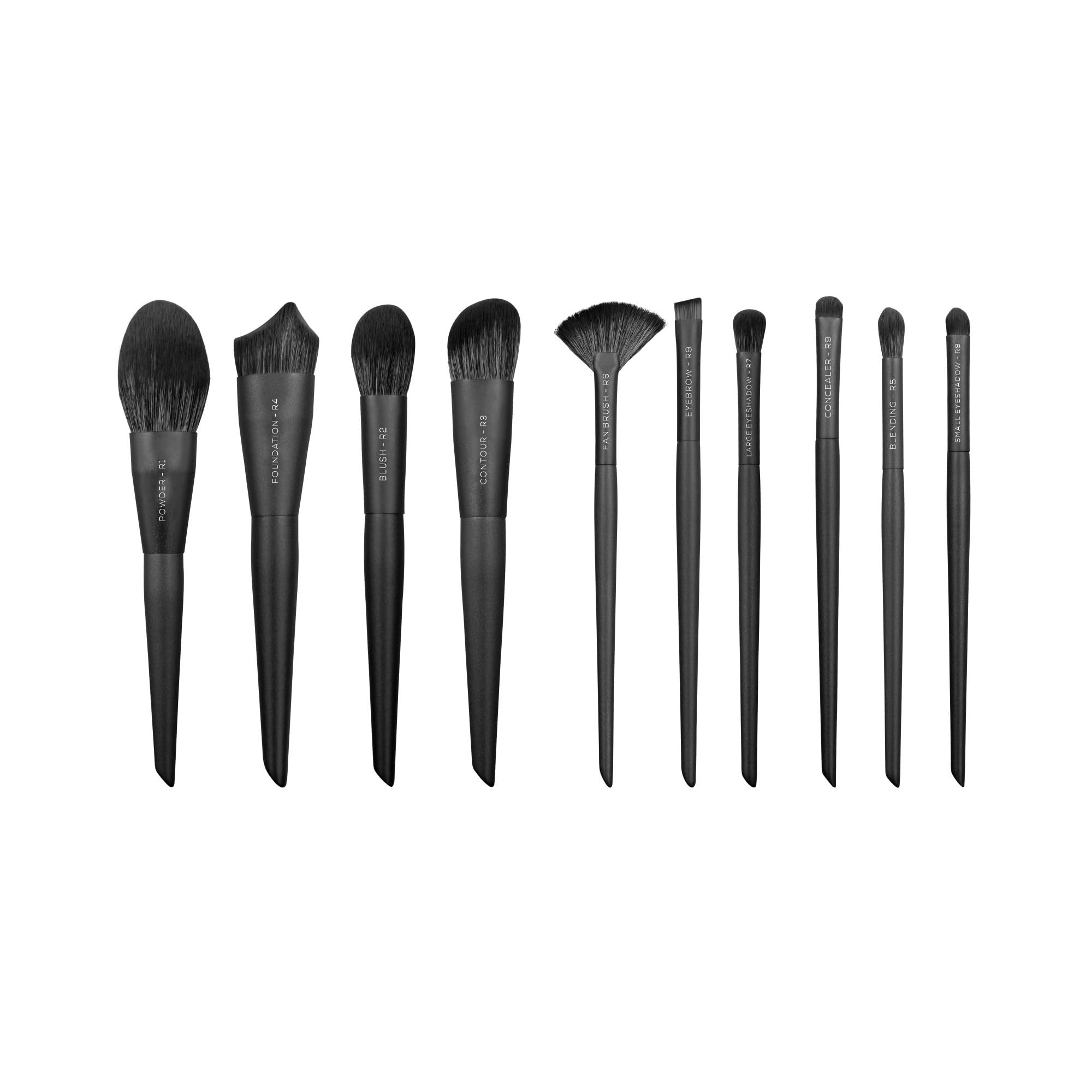 RENEE Professional Makeup Brush with Easy-to-Hold, Ultra Soft Bristles for Precise Application & Perfectly Blended Look, Foundation Brush R4, 1Pc - Black 3