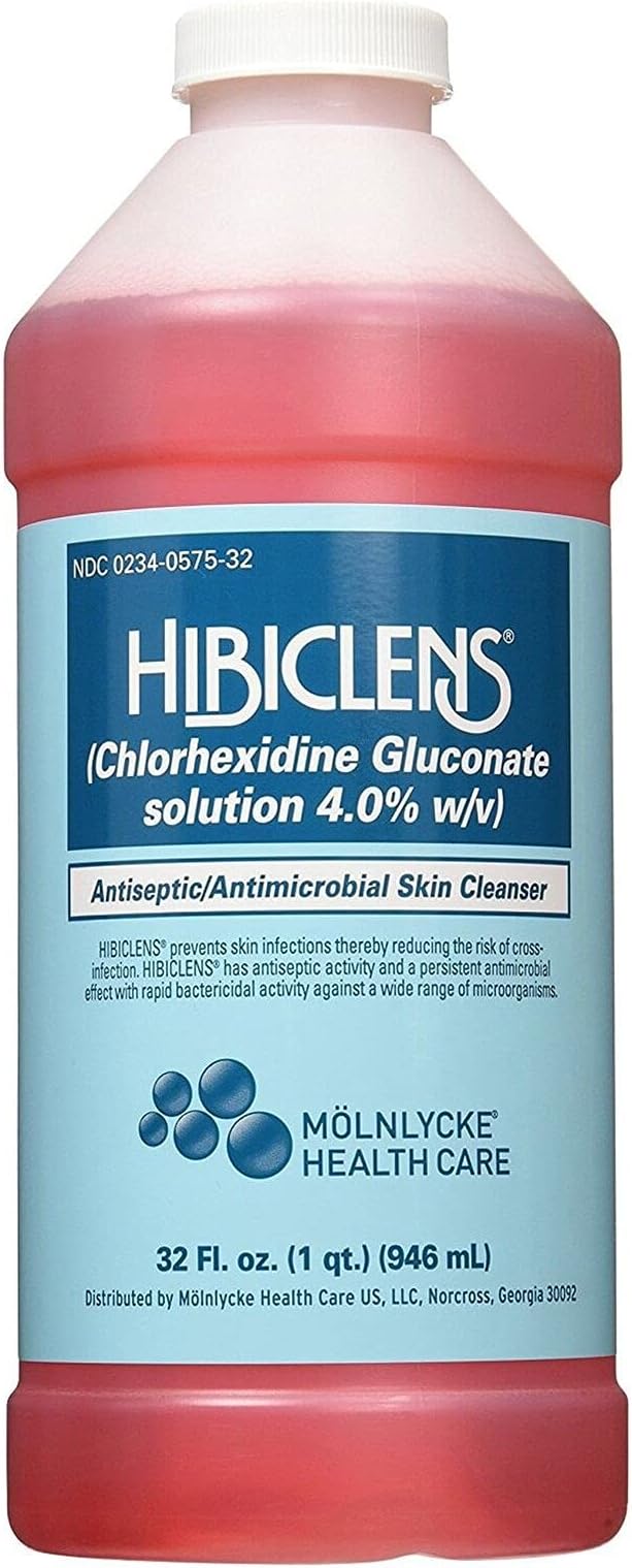 HibiclensAnti-microbial Skin Cleanser/Surgical Scrub, 32 Ounce with FREE Hand Pump Included