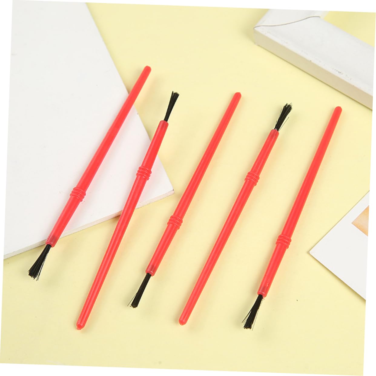 DOITOOL 5 Set Pennello Per Pittura Per Acquerello E Strumenti Artistici Per Studenti E Professionisti Resistente E Pratico Per Dettagli Precisi 100 Pezzi*5