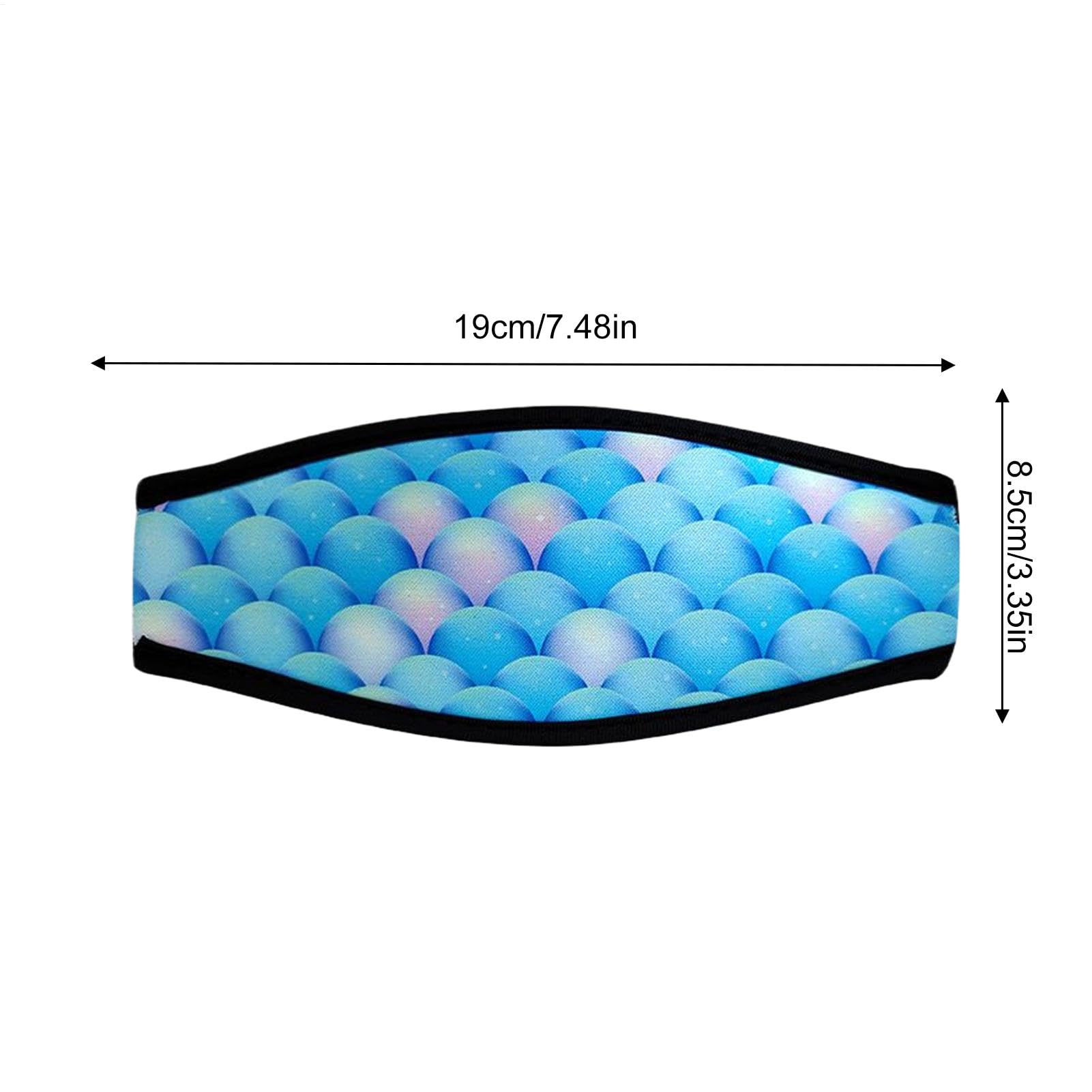 Generico Copertina Di Cinturino Per Maschera Per Immersione In Neoprene | Slap Cingle Hair Protector Wrap Gear, Per Lo Snorkeling Da Nuoto, Protezione Per Corda Occhiali Per Piscina All'aperto Beach