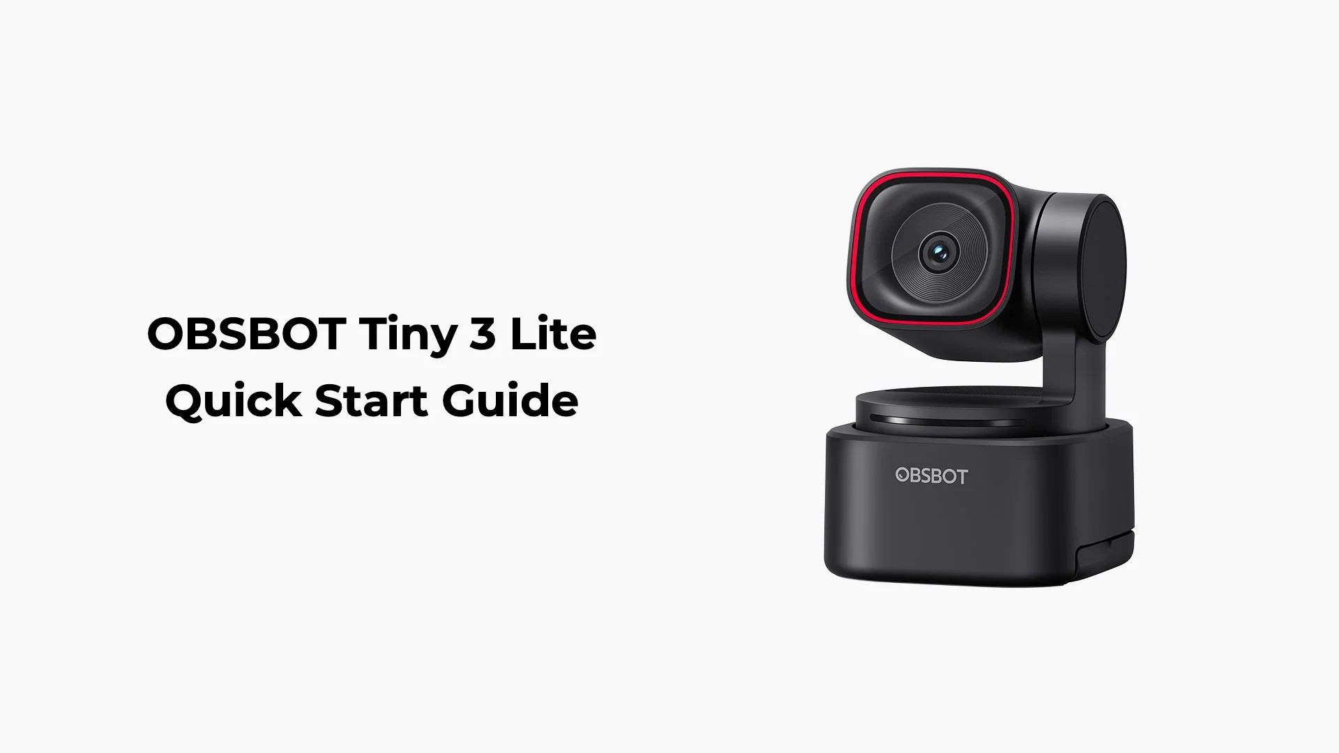 Amazon.co.jp: OBSBOT Tiny 3 Lite Webカメラ 4k 業界初の空間 