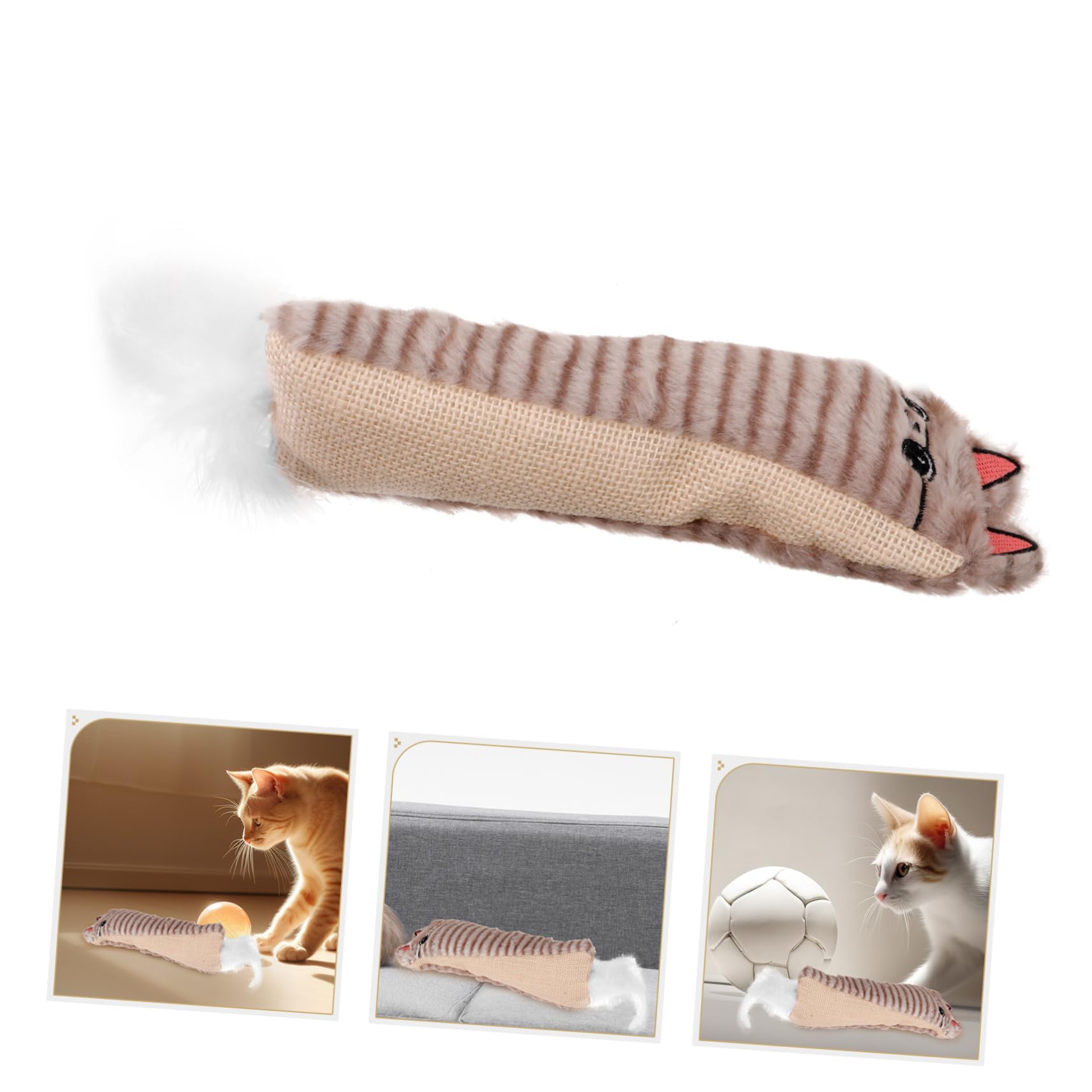 Sosoport Jouet en Papier Sisal – Jouet Interactif À Mâcher Idéal pour Les Chats Dintérieur