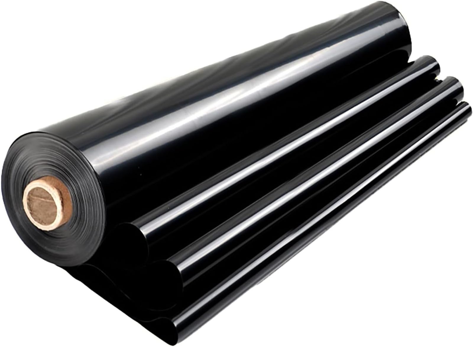 Bâche à poissons noir PEHD 0,3 mm pour réservoir de jardin et petits étangs