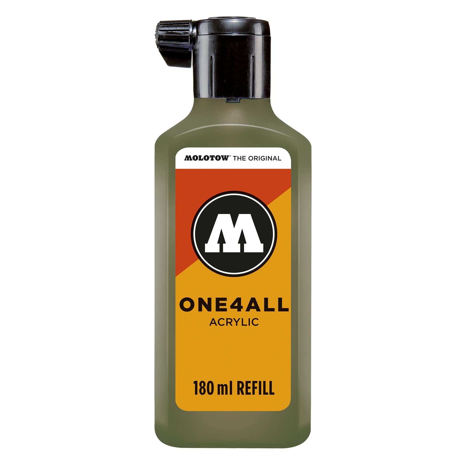 MOLOTOW ONE4ALL Acrylic Paint Refill ONE4ALL Paint Marker, Amazonas Light, 180ml Bottle, 1 Each (692.205)