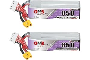 GAONENG GNB 4S 850mAh 15.2V Lipo Battery Pack for Mini Micro FPV Freestyle Drone