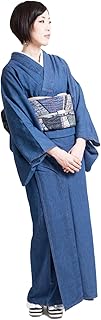 [たゆたふ] デニム着物 着物 レディース 女性 お仕立て上がり 洗える着物 浴衣 女性用