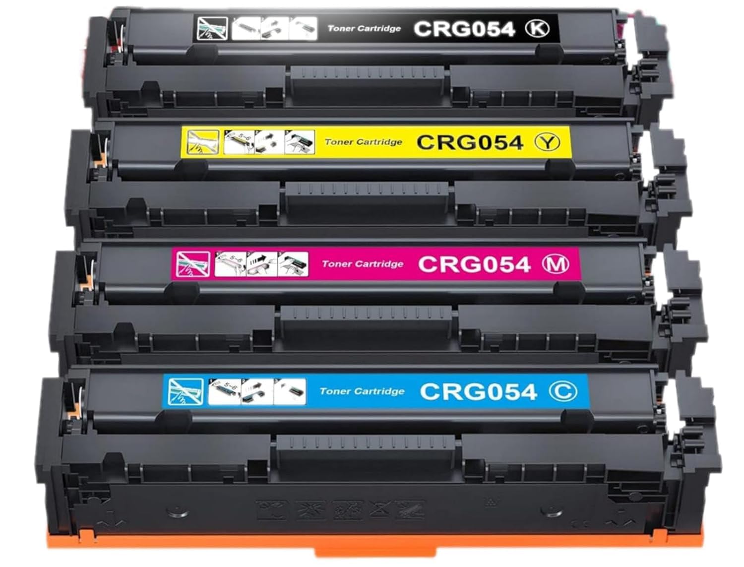 M JET TONER CRG-054 Toner Cartridge Compatible with Canonn i-SENSYS LBP-621Cw/ LBP-623Cdw/ MF641Cw/ MF643Cdw/ MF645CX,Image Class MF642Cdw/MF644Cdw/LBP622Cdw -High-Volume Printing (Multicolor)-image-8