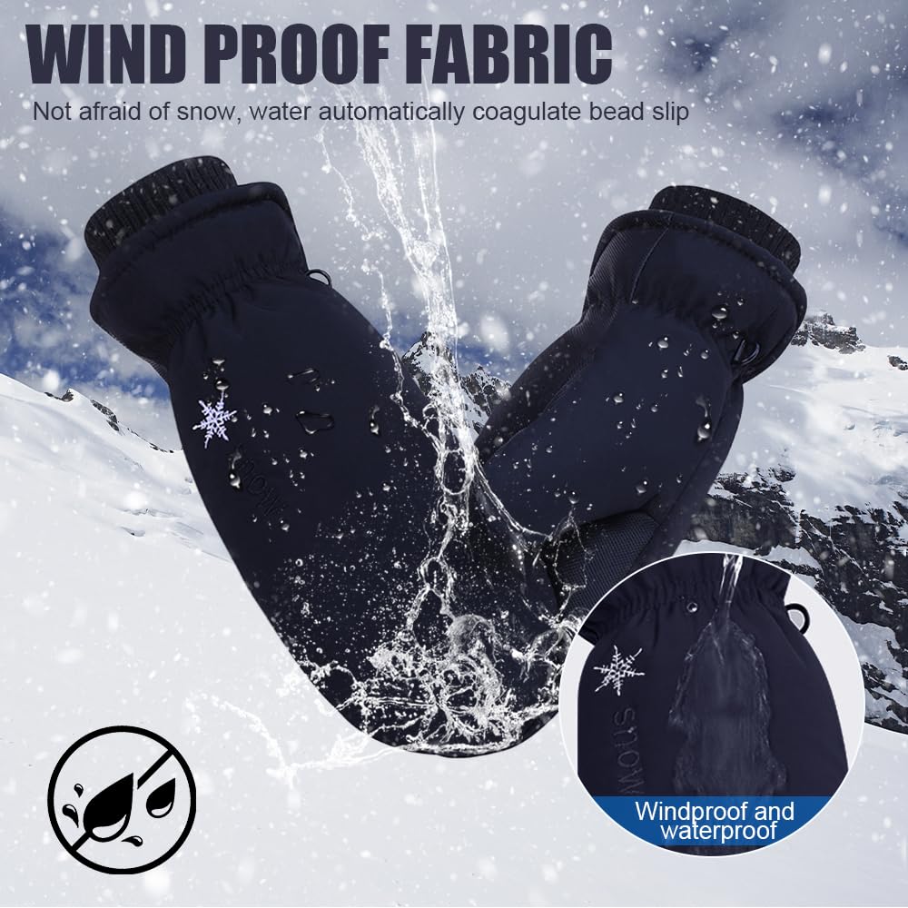 Guanti Invernali Termici Uomo/Donna - Impermeabili, Touch Screen, Per Moto, Bici, Sci E Attività Outdoor - Foto 7