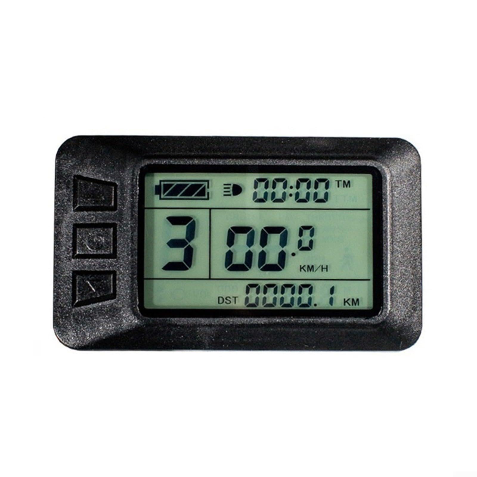 KT-LCD7 - Pannello LCD per bicicletta elettrica, con porta USB, impermeabile, interfaccia a 5 pin, per bici elettrica, ciclismo, pendolarismo