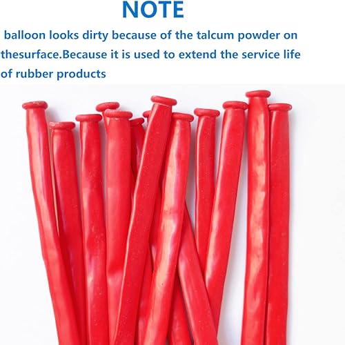 Miniatura 19 de 260 globos blancos largos y delgados, 100 globos largos para globos de animales, incluye lazos para arco