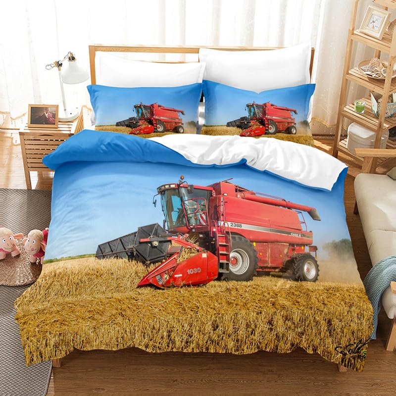 Housse de couette tracteur 160x200 pour illuminer la chambre des enfants