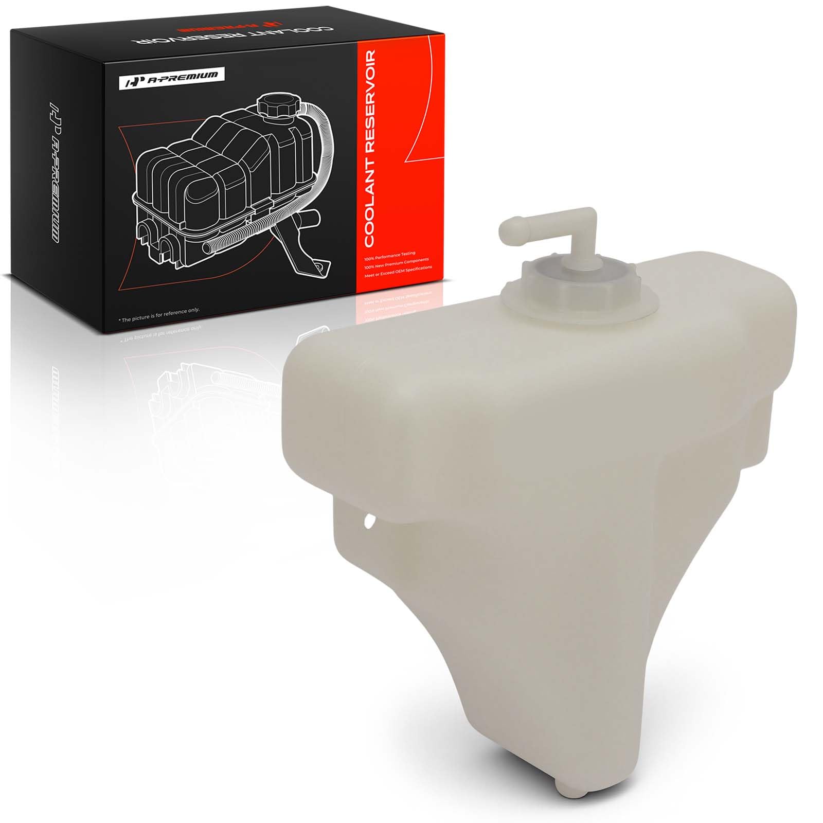 A-Premium Engine Radiator Coolant Expansion Reservoir Overflow Tank [W/Cap] | Compatible with Honda Accord 2003-2008 & Acura TL 2004-2008, Replace# 19101RCAA00