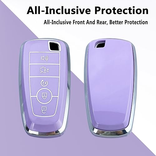 Miniatura 4 de Funda para llavero compatible con Ford F150 F250 F350 F450 F550 Explorer Mustang Fusion Escape Edge Lincoln