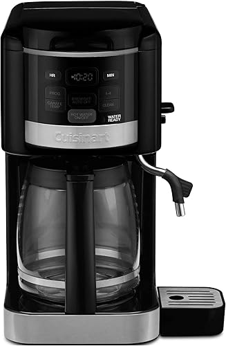 Miniatura 2 de Cuisinart CHW-16 Cafetera programable de 12 tazas y sistema de agua caliente, color negro (renovado)