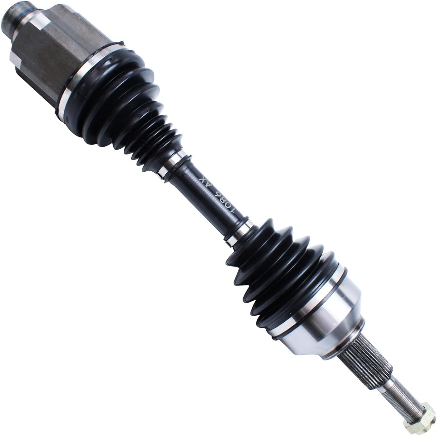 Detroit Axle - Front 2pc CV Axles for 2008-2014 Dodge Avenger 2009-2019 Journey 2011-2014 Chrysler 200, 2007-2010 Sebring, 2 CV Axles Assembly Set Replacement