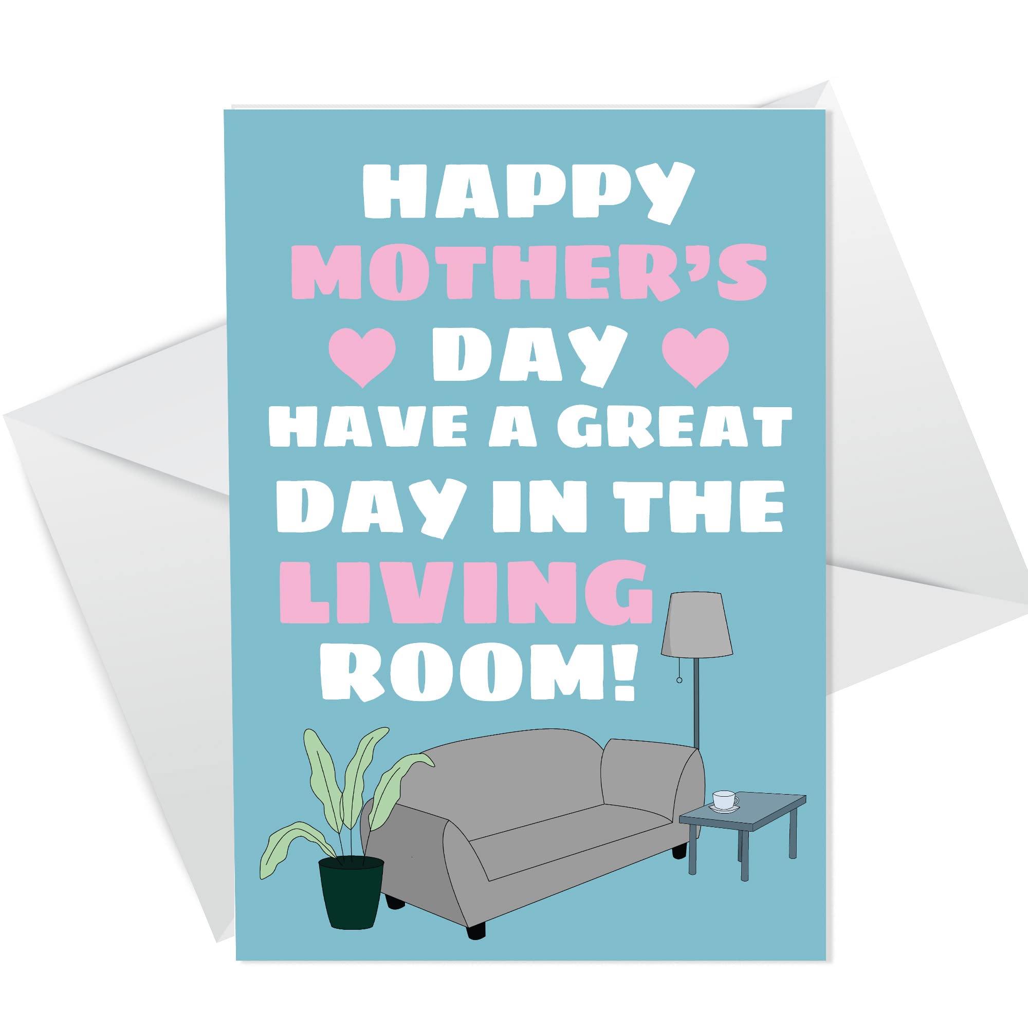 Funny Joke Lockdown Mothers Day Card For Mum From Daughter Son Humour