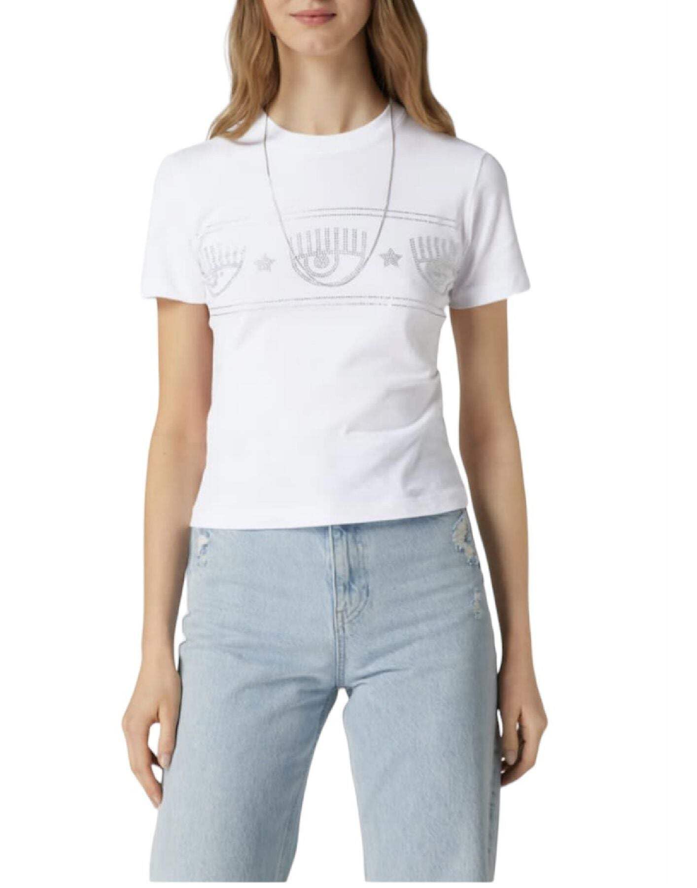 Chiara Ferragni - T-shirt Bianco art.74CBHG02CJG01003 BIANCO S