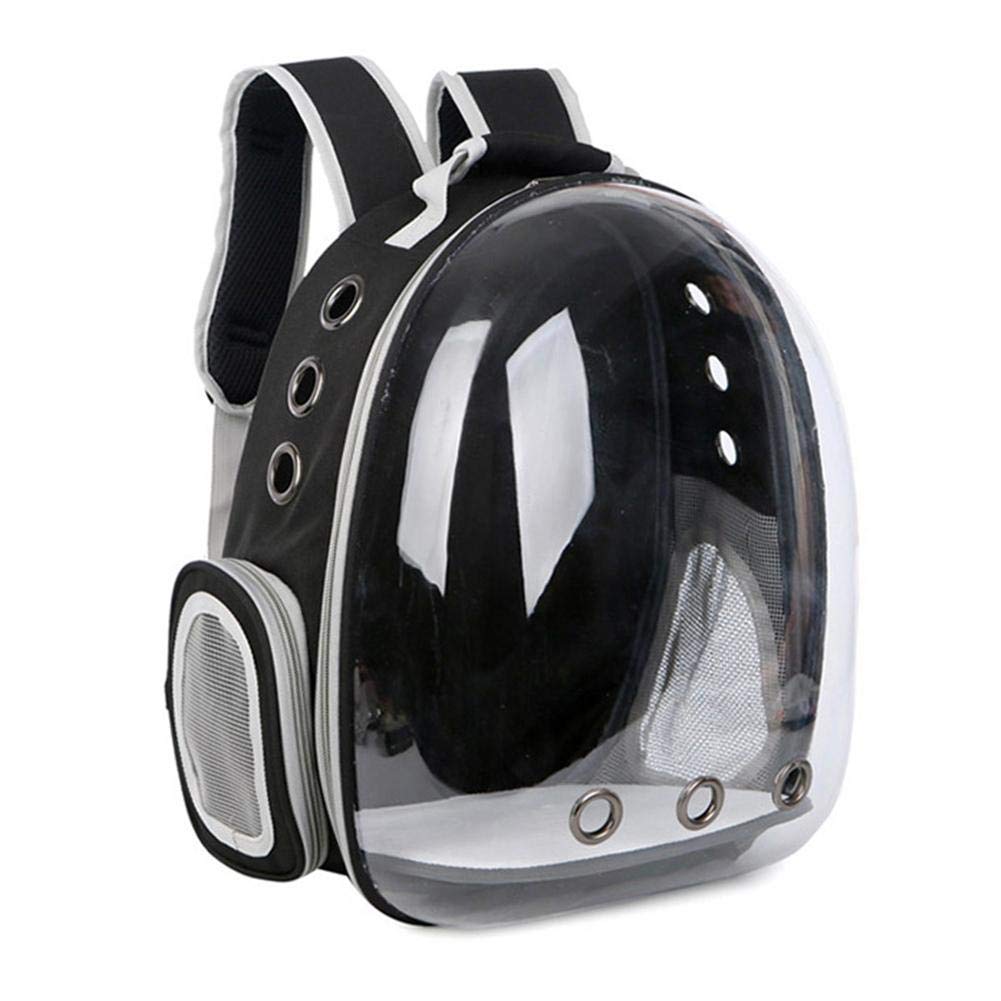 Goodevening Zaino per Cani di Gatto, Zaino Portatile per Cani di Gatti Animali Trasportino Traspirante Trasparente per Borsa da Viaggio da Campeggio