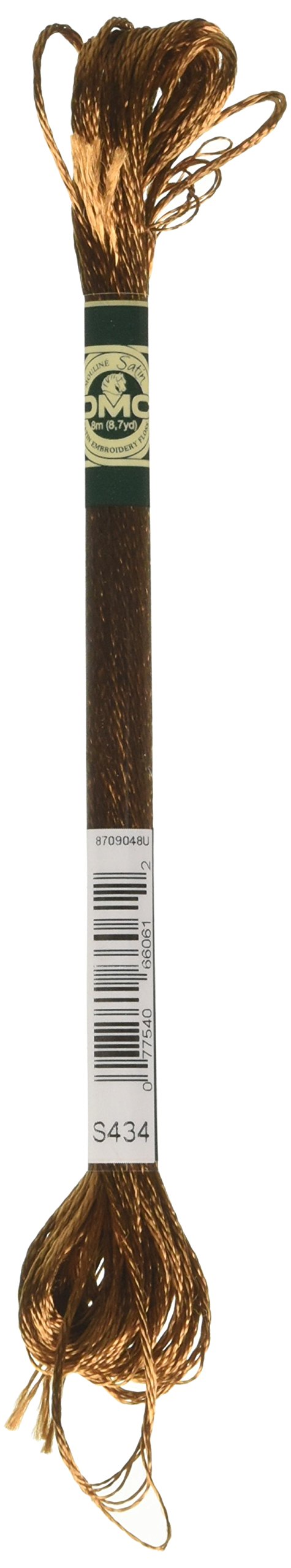 Dmc Satin Floss 8.7Yd-Sepia 1008F-S434 Brown
