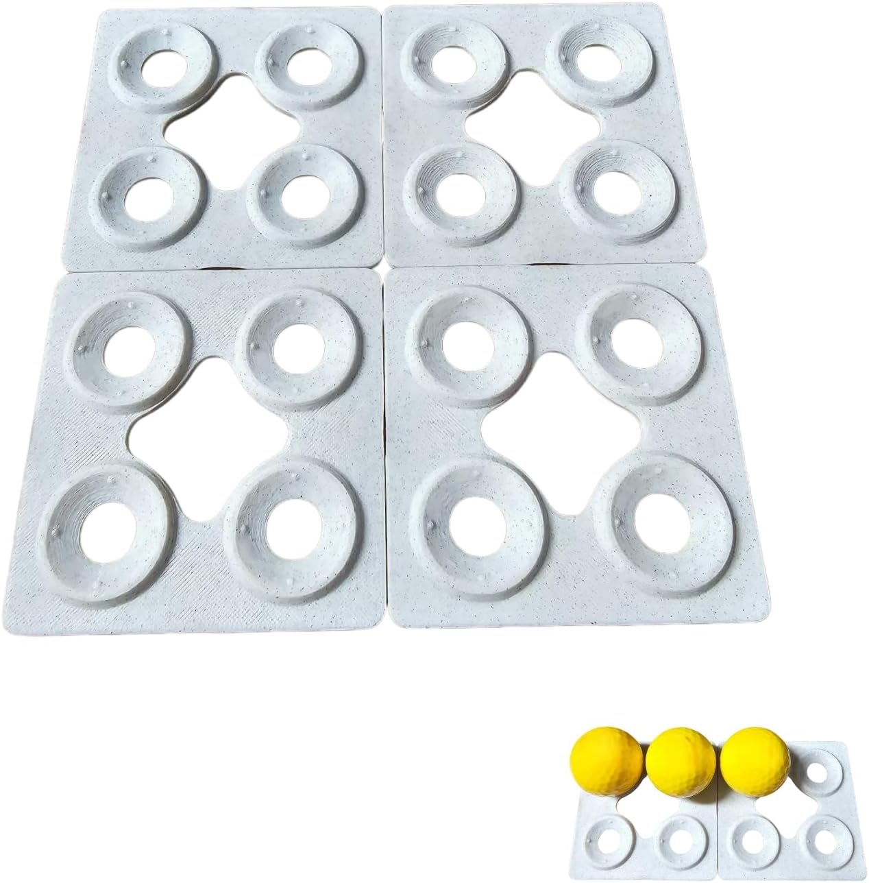 UV Printer Golf Ball Jig, Golf Ball Jig Compatible with Eufymake UV Printer E1, Gol Ball UV Printing for Batch Jobs&Big Orders