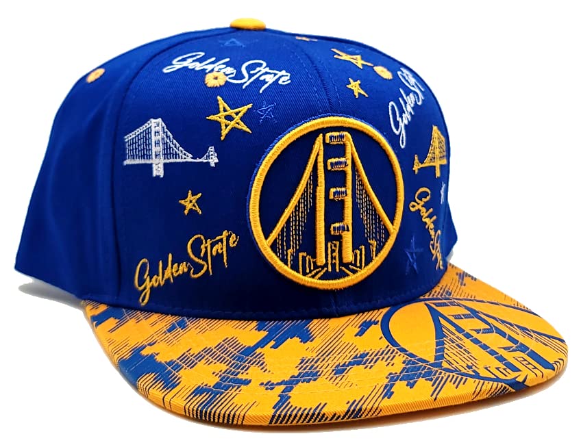 Gorra Snapback Golden State New Bridge Confetti Azul Oro miniatura 4