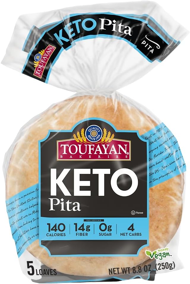 Toufayan Bakeries, Keto Breads (Keto Pita) Grocery & Gourmet Food