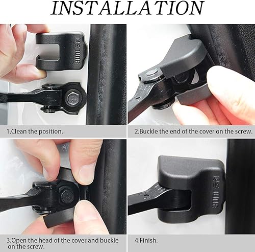 Miniatura 6 de 1797 Cubierta de bloqueo de control de puerta para Toyota piezas de accesorios Corolla Camry Highlander Yaris Interior Brazo Pestillo Hebillas Tapas