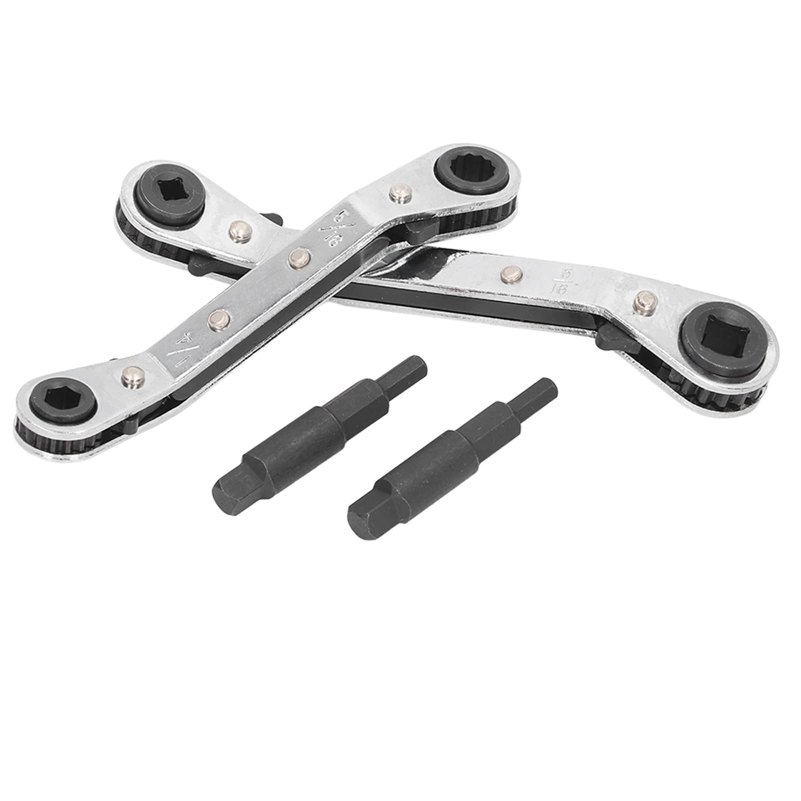 Eujgoov High Hardness Stainless Steel HVAC Service Wrench - Double Headed Design, Multiple Sizes - for Refrigeration Equipment Maintenance