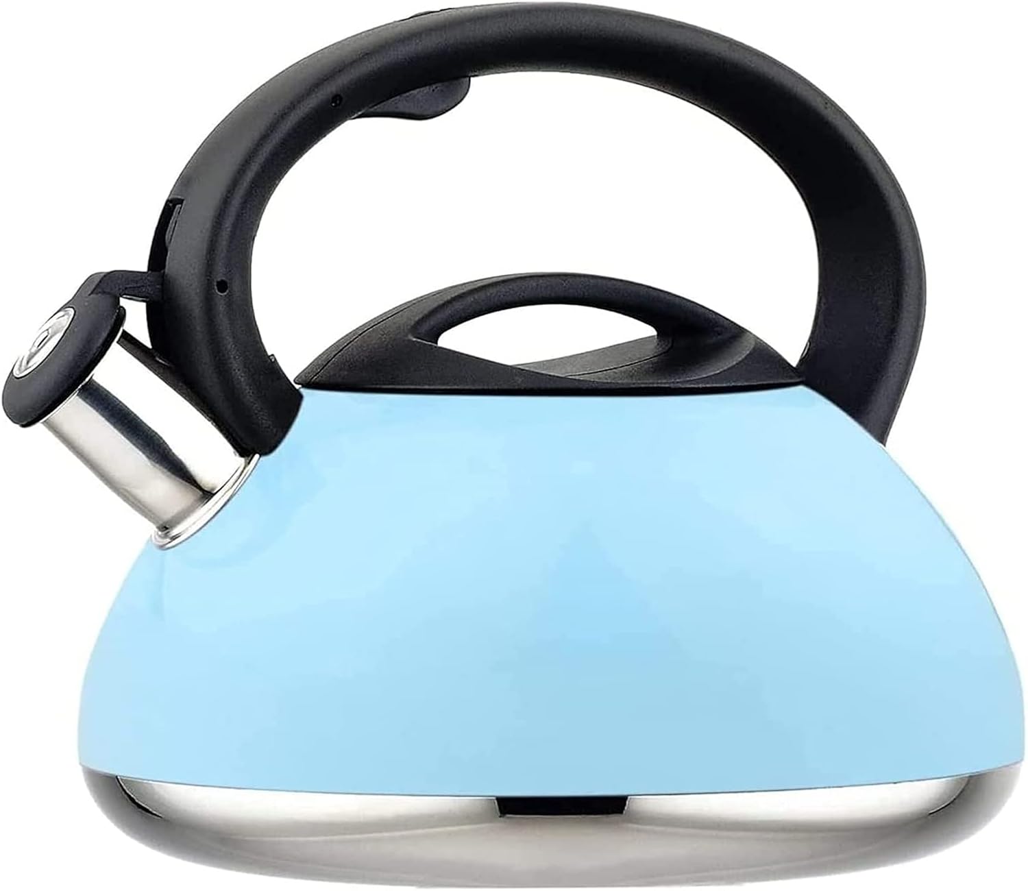 Whistling Kettle Kettle Stove Top Whistling Kettle Whistling Tea Kettle 3L Surgical Camping Coffee Pot with Heat-Resistant Ergonomic Handle for Tea Coffee Gas Kettle with Whistle