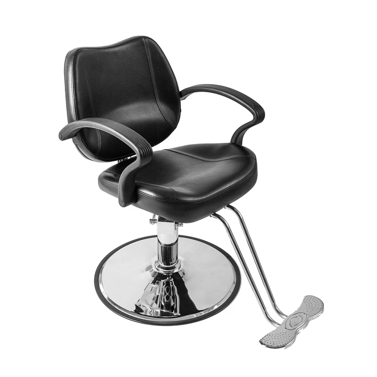 Friseursalon-Ausstattung Schwarzer hydraulischer Friseurstuhl Höhenverstellbar Schönheits-Shampoo- und Spa-Ausstattung Für Friseure und den Heimgebrauch