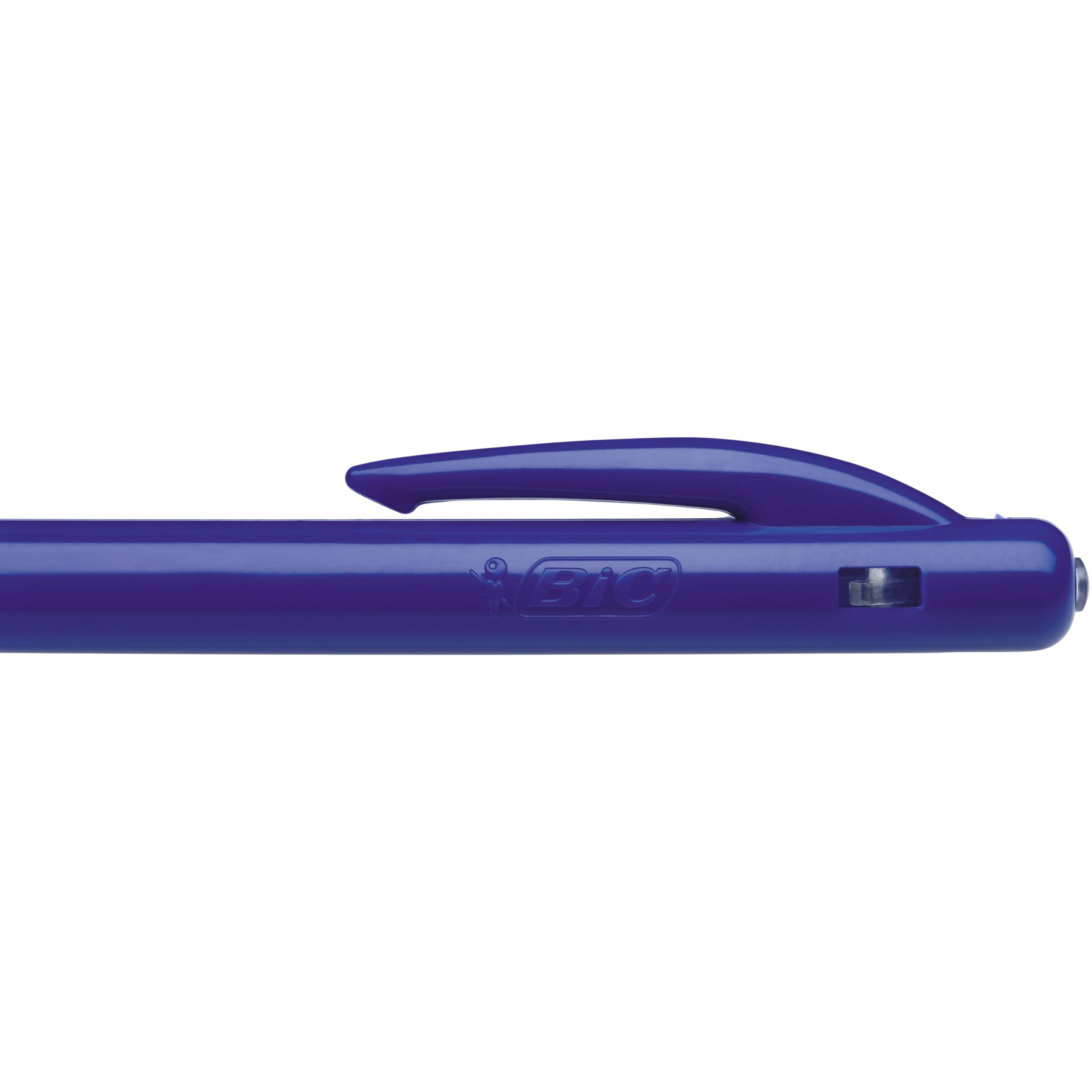 BIC Ecriture M10 Original Stylos-Bille Rétractables Pointe Fine (0,8 mm) - Encre De Couleur Bleue, Boîte de 50