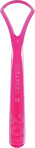 Curaprox CTC 201 - Raspador de lengua con 1 borde para aliento fresco y eliminación de placa