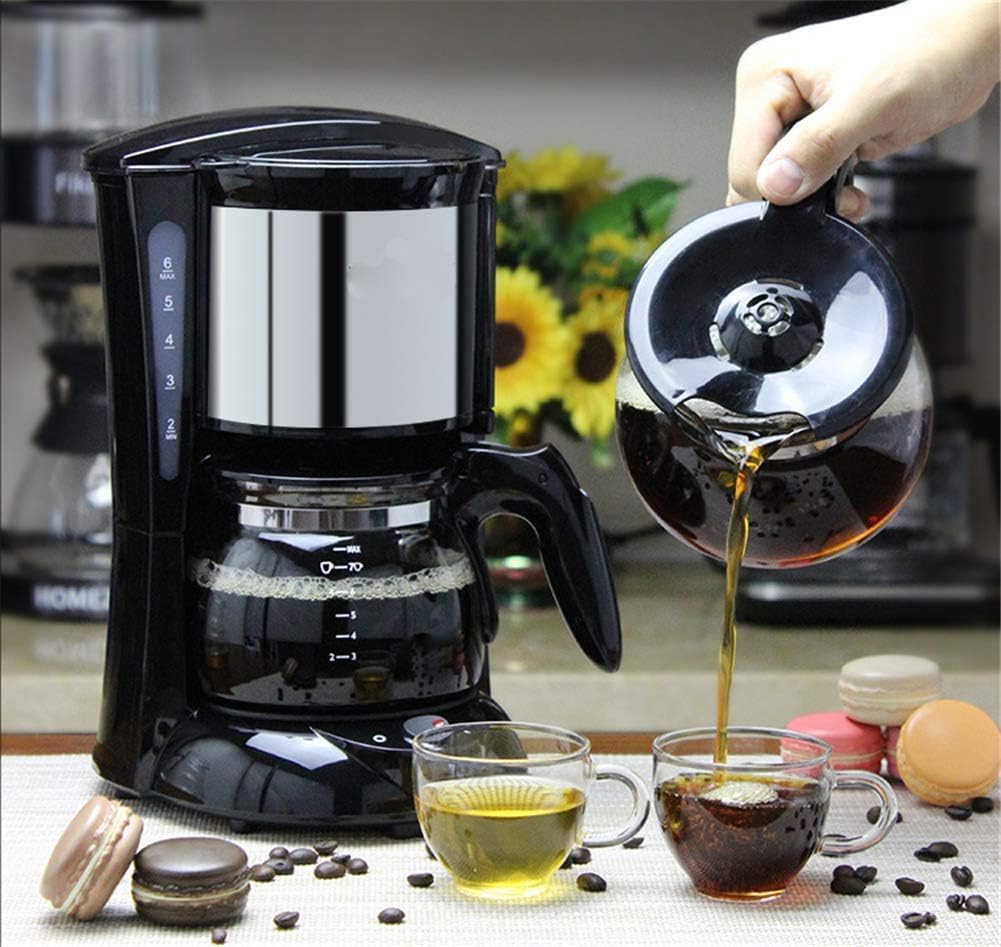 Coffee Machines with Grinder, Coffee Machine Milk Household Small Coffee Pot Automatic Grinding Coffee Machine