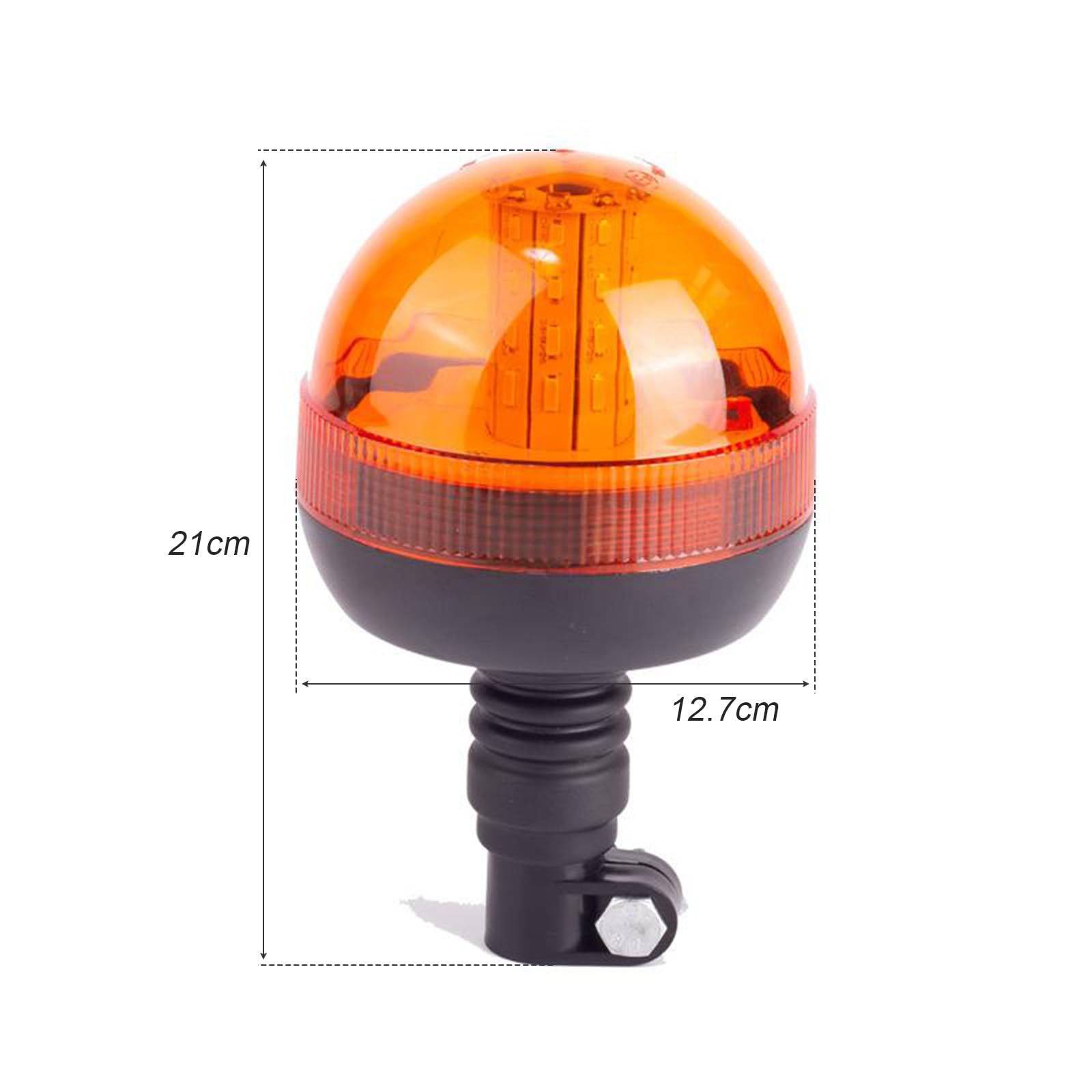 40 LED Luci Lampeggiante Trattore Led Ambra Luce Girofaro 12V 24V (Installazione magnetica)