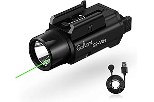 1500 Lumen Tac Light for Pistol with Adjustable Rail