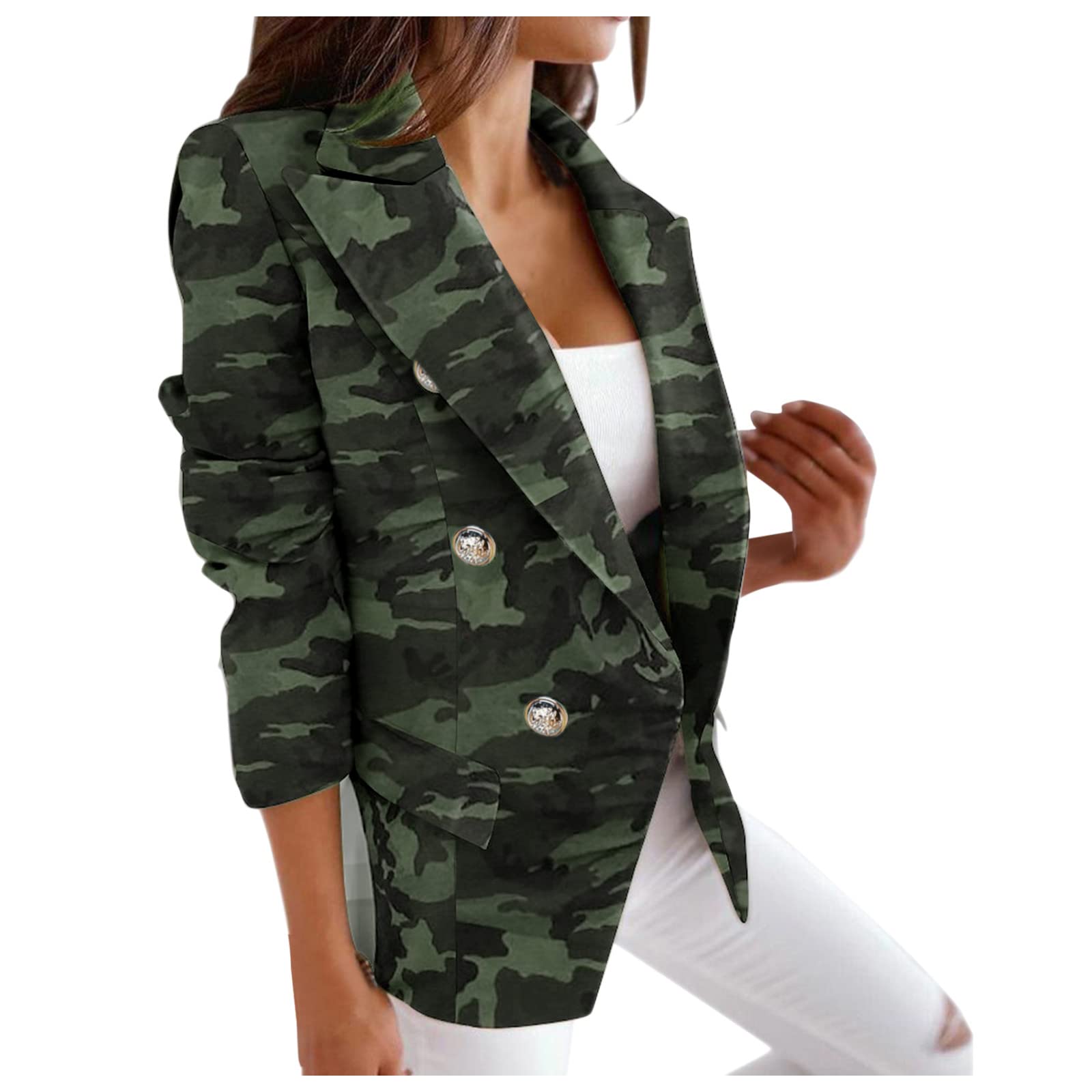 SNKSDGMBlazers for Women Fashion Dressy Casual Open Front Cardigan Long Sleeve Lapel Formal Work Office Coat Jackets Blazer