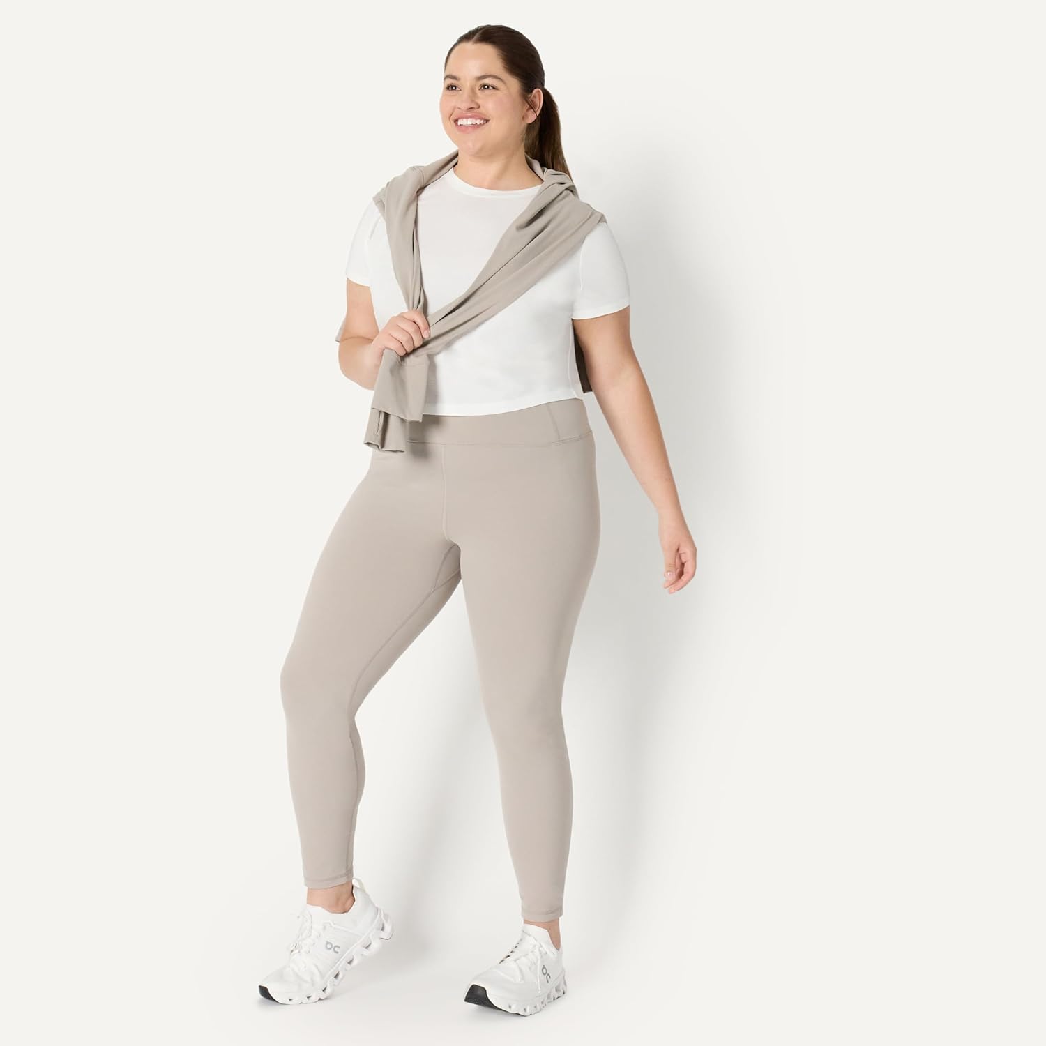 Amazon Essentials Women's Active Soft Cotton Crewneck Short Sleeve Yoga Workout Lightweight Cropped T-Shirt - Image 8