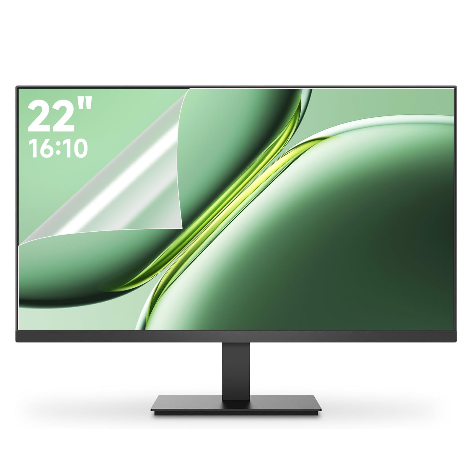 2 Pack 22 Inch 16:10 Display Anti Glare Screen Protector, Eye Protection Anti Scratch Matte Anti Glare Film for 22'' Computer Monitor