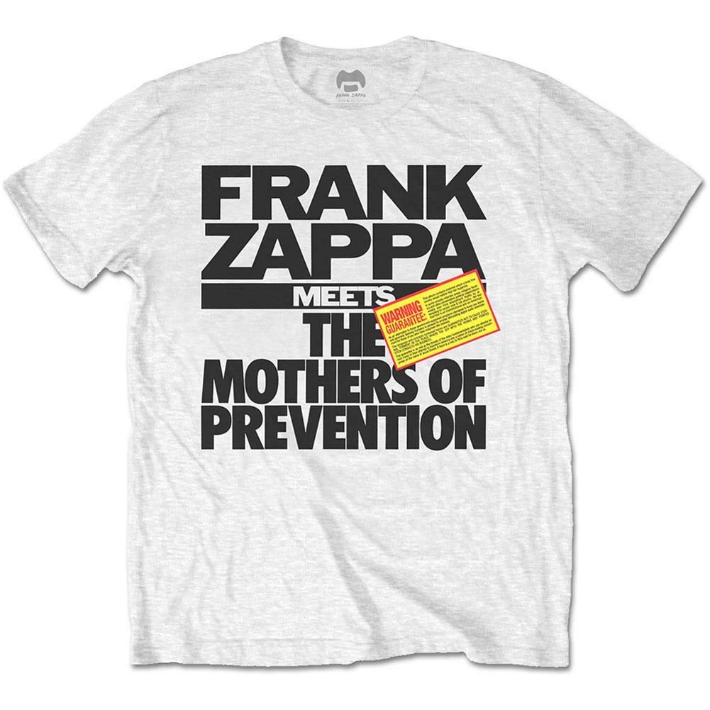 Frank Zappa Unisex White Zapts11mw03 T-Shirt, Large