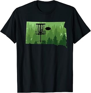 South Dakota Disc Golf Player Frisbees Disc Golfer Golfing T-Shirt