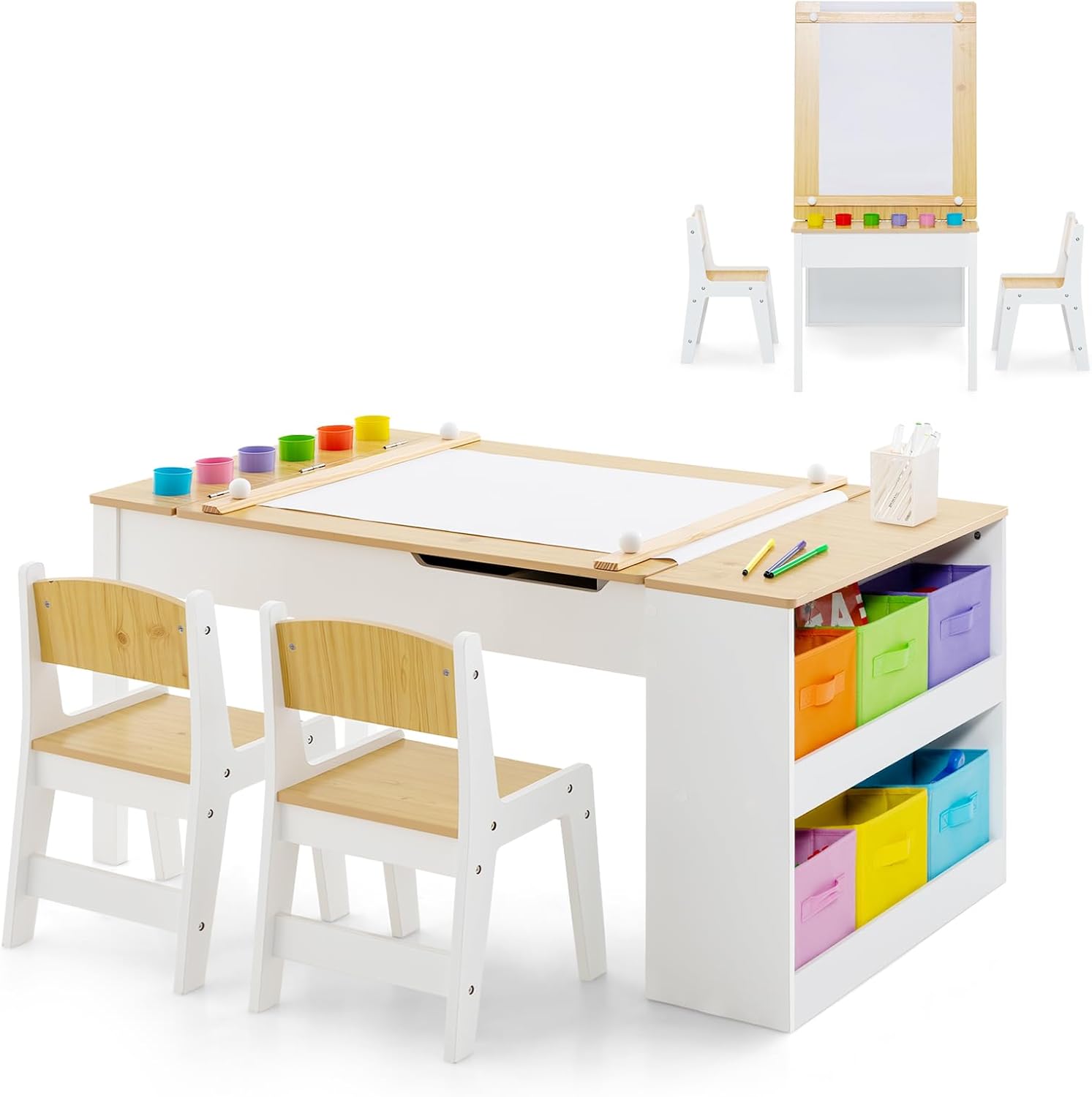 Toddler Activity Table Danolapsi Kids Art Table And Chairs, With