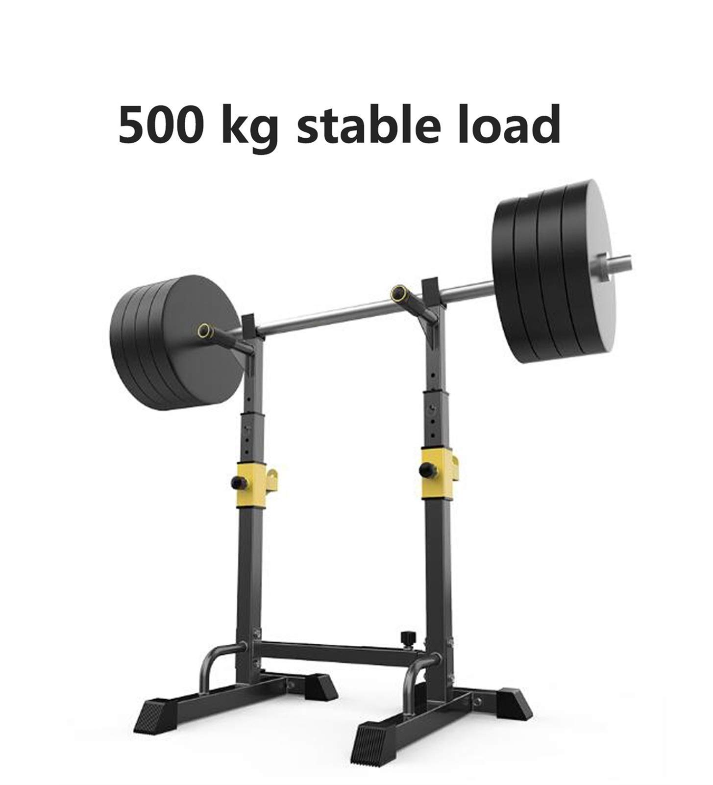 Squat Rack Wsporniki półek wewnątrz Pojedynczy pręt równoległy hantle ławka stojak ciśnieniowy łóżko do podnoszenia ciężarów Sprzęt do ćwiczeń w domu Wielofunkcyjny