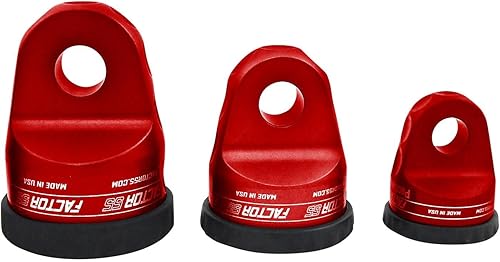 Vista 12 de Factor 55 ProLink - Soporte de grillete de cabrestante para vehículos grandes terrestres y militares, se adapta a líneas de hasta 1/2 pulgada de Azul