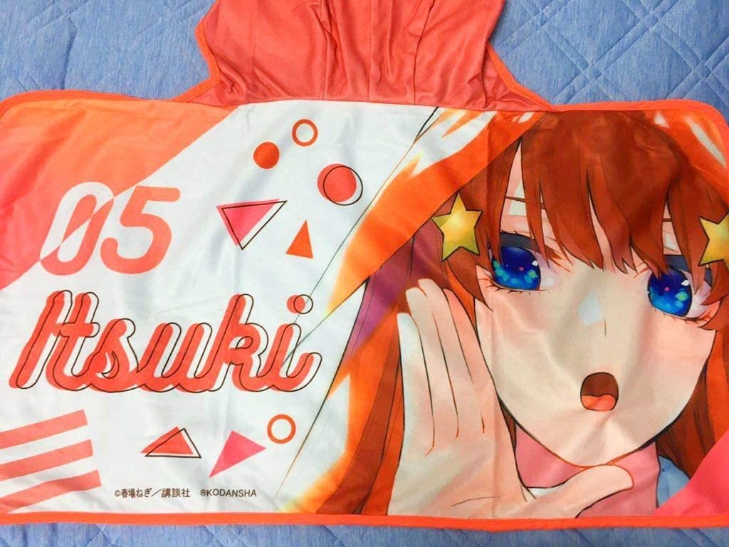 Amazon.co.jp: 五等分の花嫁×THEキャラSHOP フード付きタオル 中野五月 